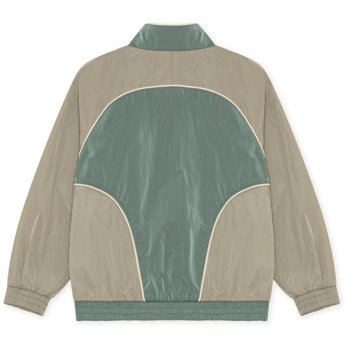 Les Deux Kids Tea Green Shiny Crisp Track Jacka KIDS
