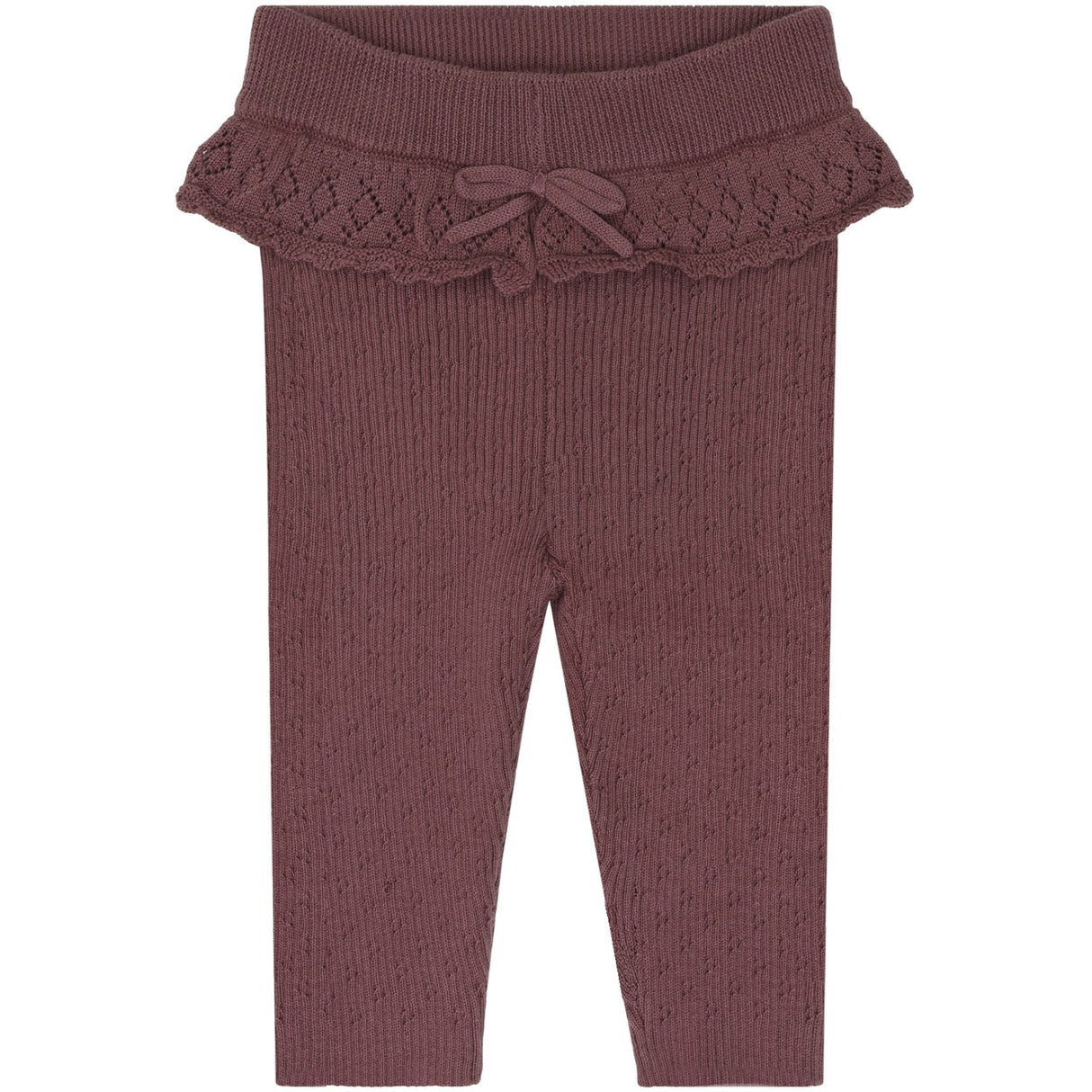 Hust & Claire Plum Lisa Stickad Rib