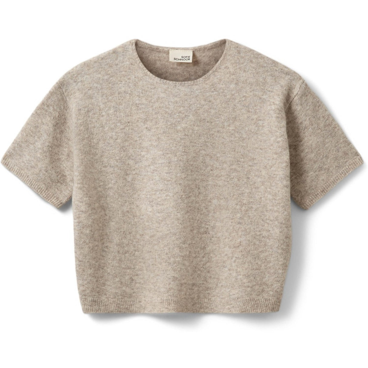 Sofie Schnoor Beige Melange Cerinsy Stickad