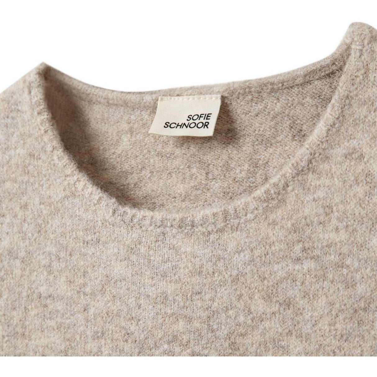 Sofie Schnoor Beige Melange Cerinsy Stickad