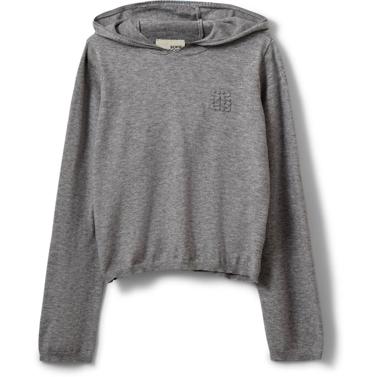 Sofie Schnoor Grey Melange Sisasy Stickad