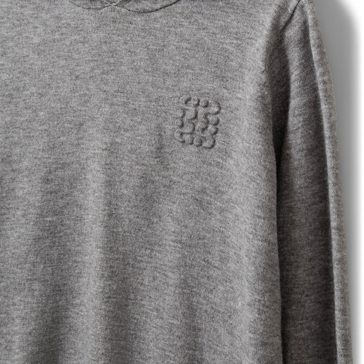 Sofie Schnoor Grey Melange Sisasy Stickad