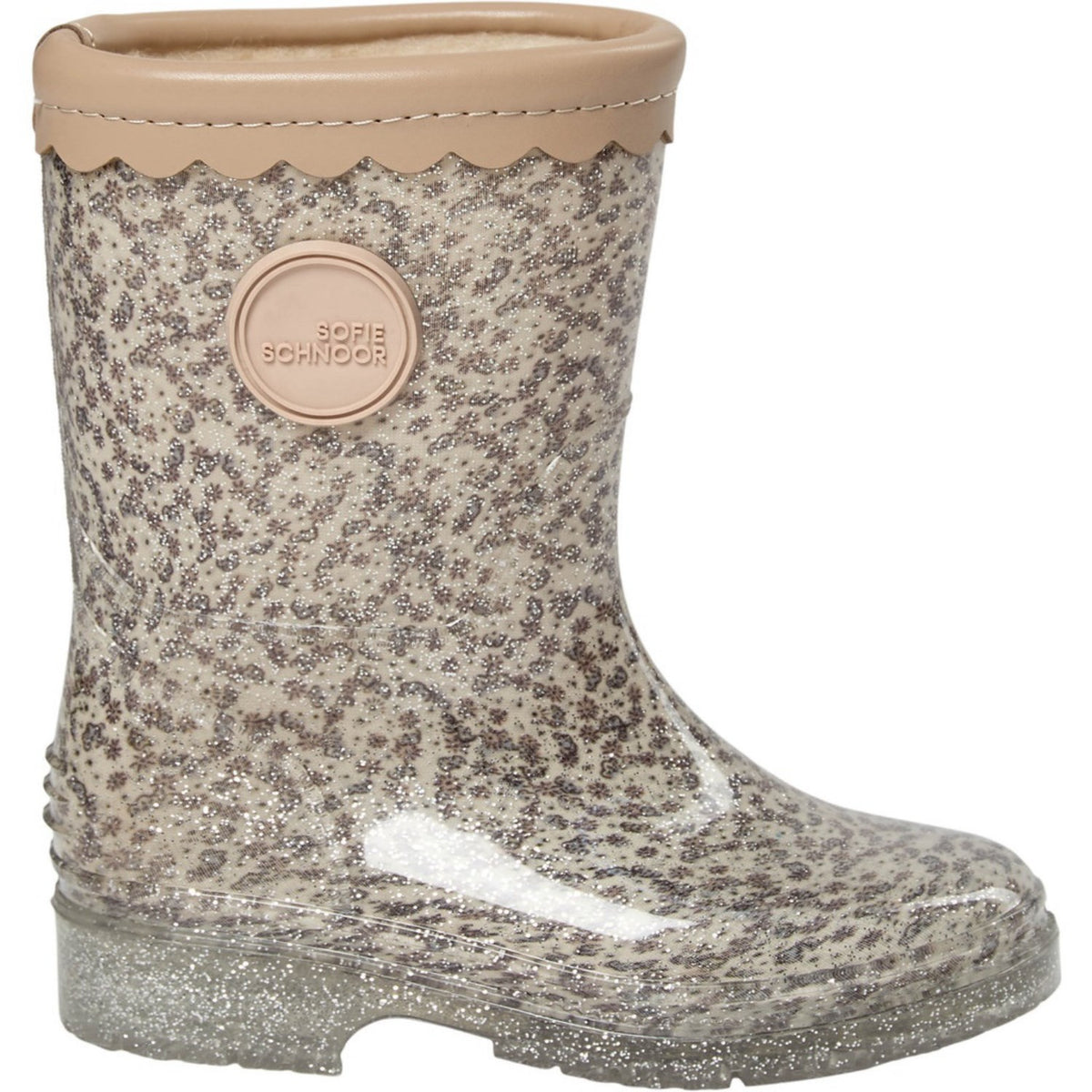 Sofie Schnoor Off White W Aop Mellykb Rubber Stövlar M/ Liining