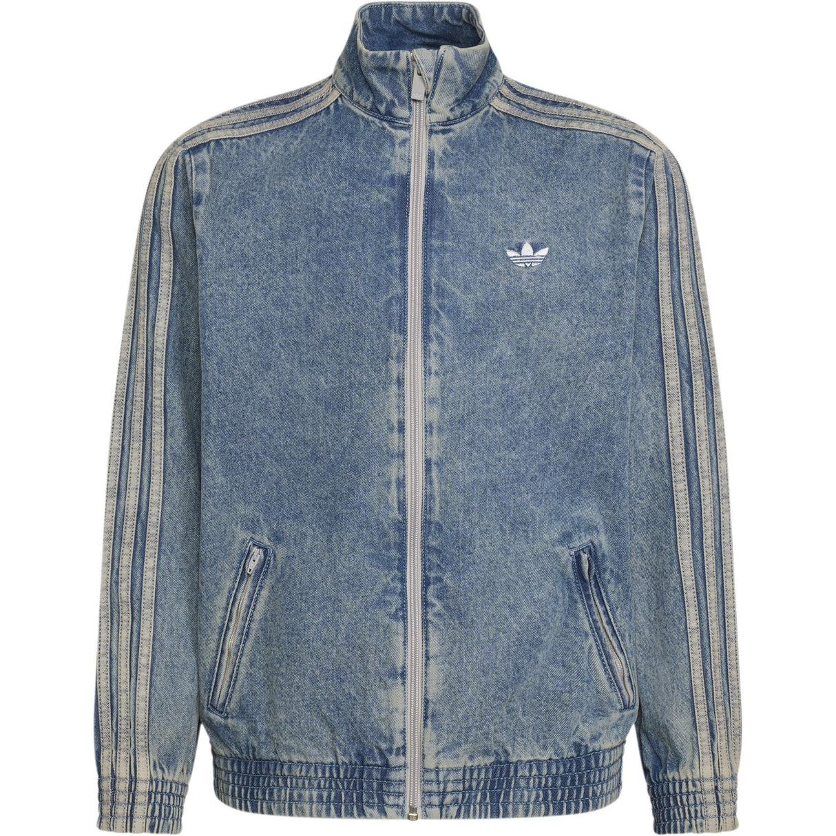 adidas Originals Worn Blue Denim Firebird Den Tt Jacka