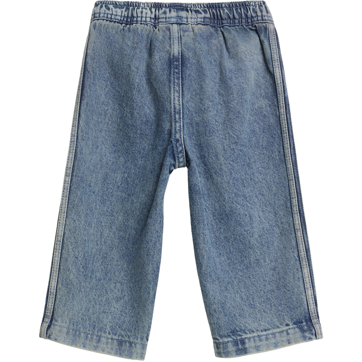 adidas Originals Worn Blue Denim Firebird Den Tp Byxor