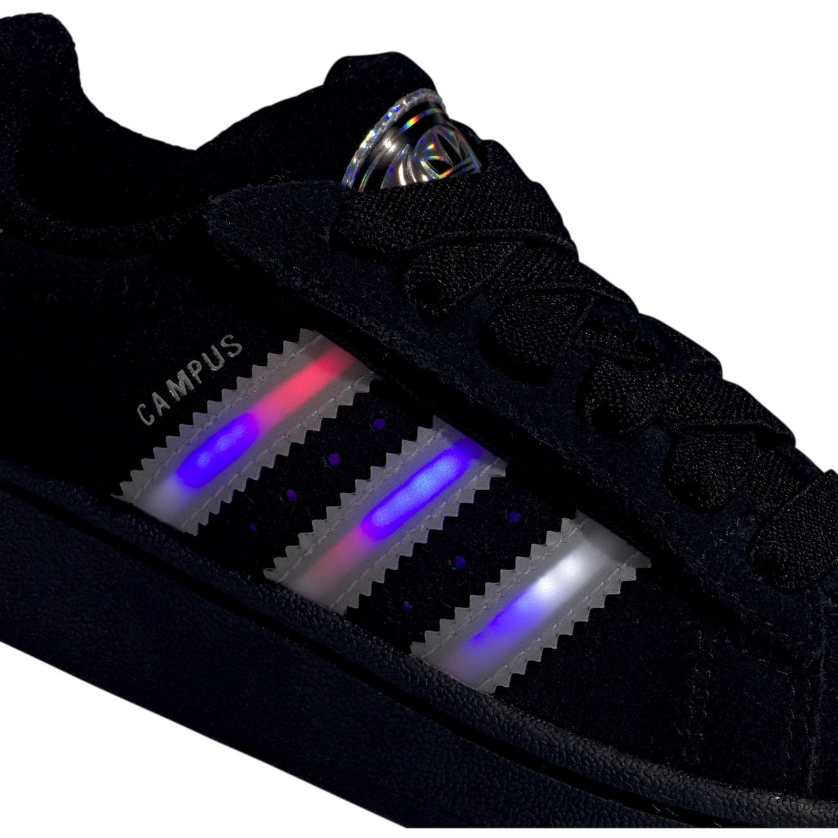 adidas Originals Core Black Ftwr White Pure Purple Campus 00S Led Lights Cf El C Sneakers