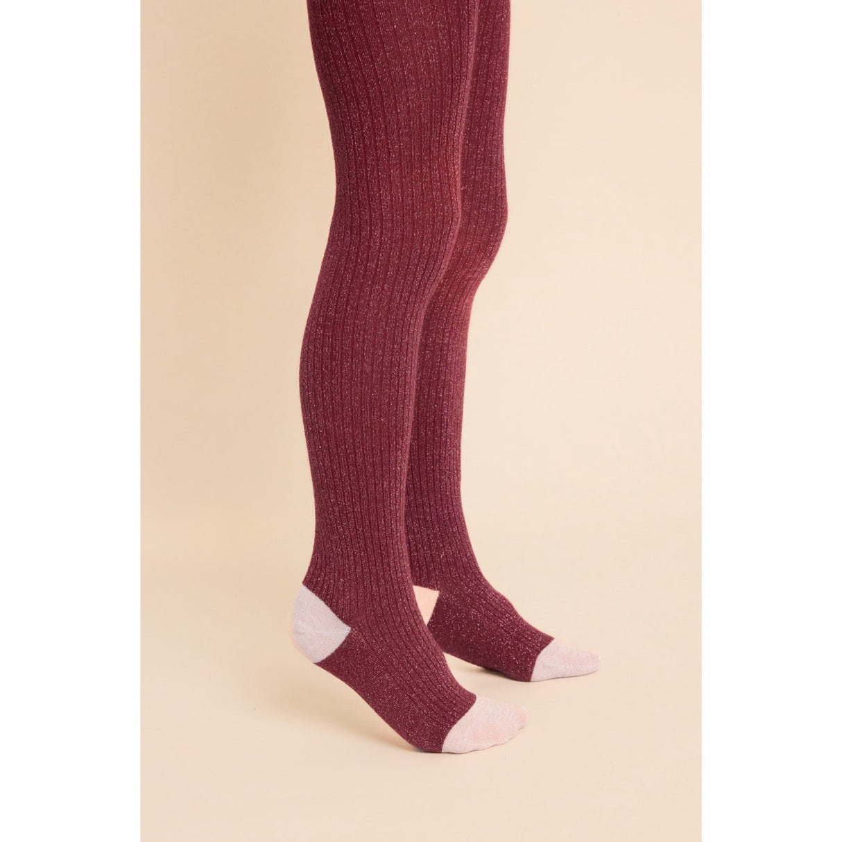 Flöss Cranberry-Pink Glitter 2-Pack Vera Strumpbyxar 2-Pack