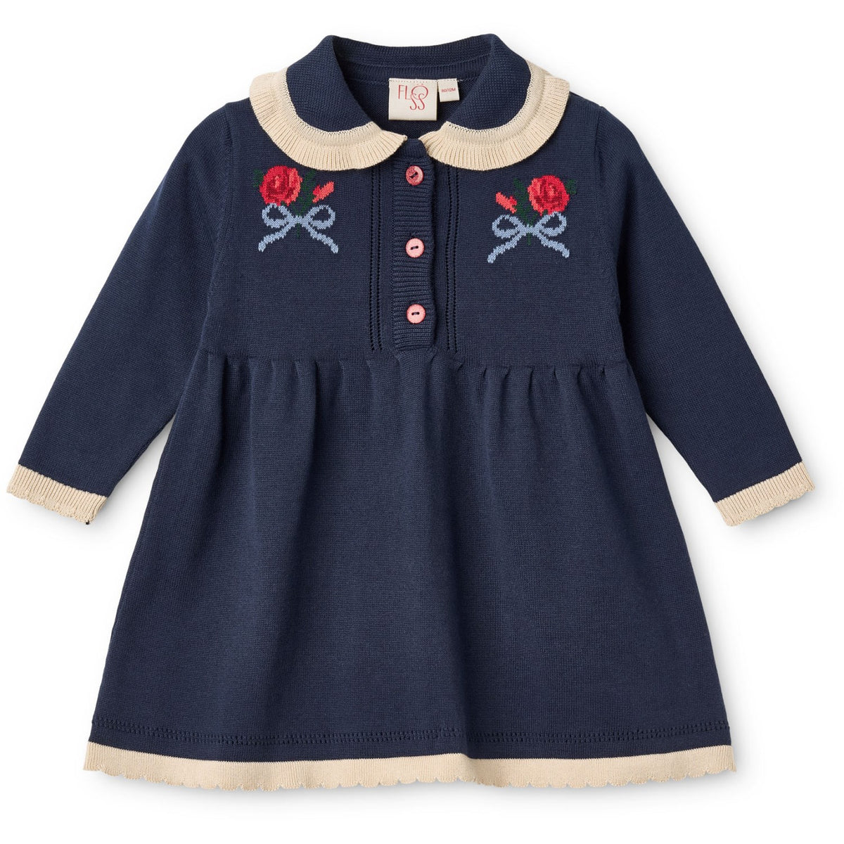 Flöss New Navy Bianca Klänning