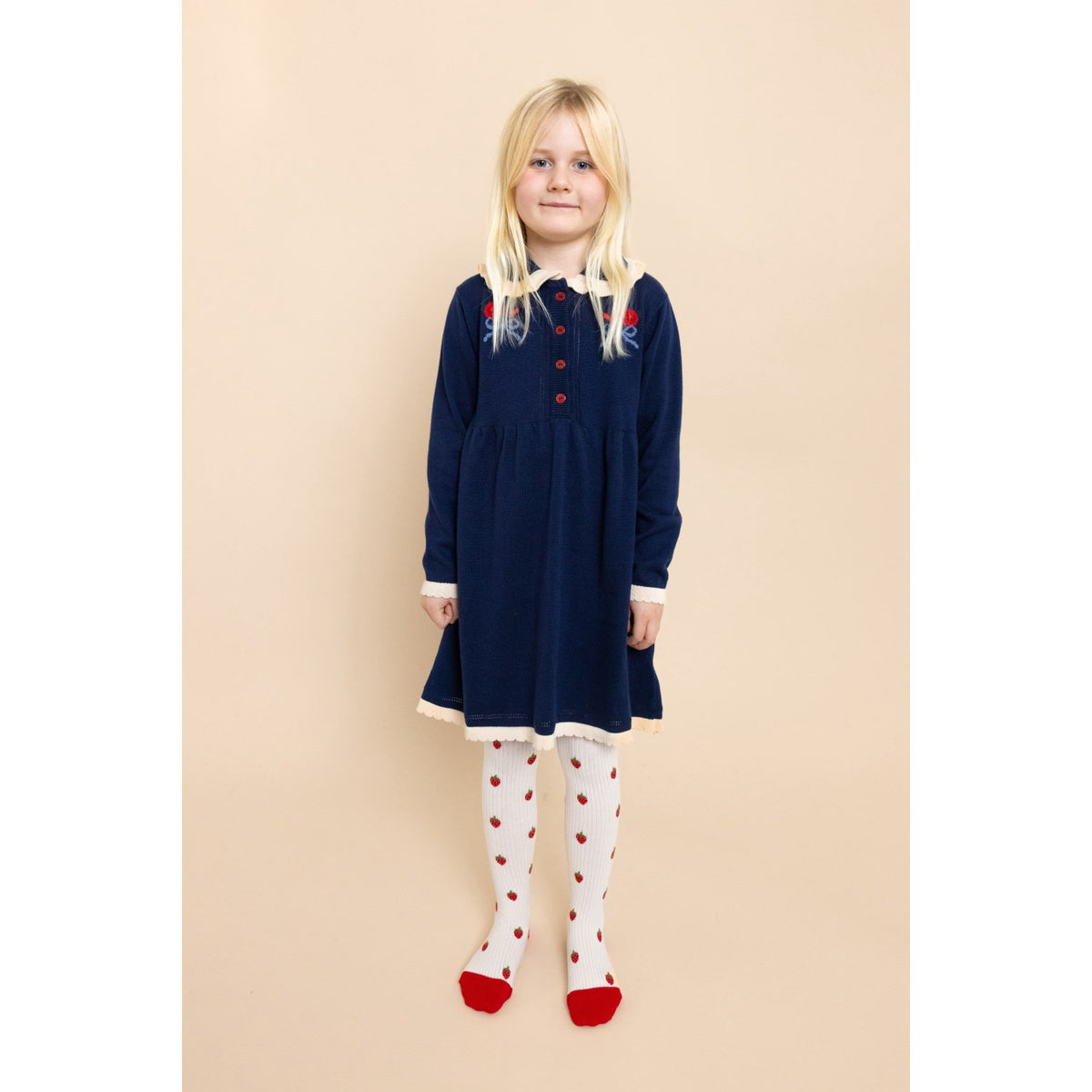 Flöss New Navy Bianca Klänning