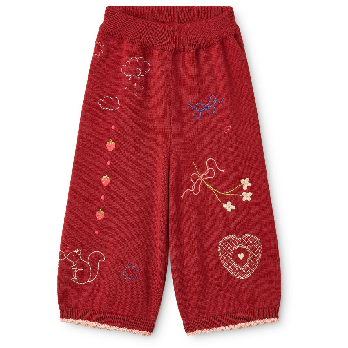Flöss Dark Cranberry Agnes Byxor