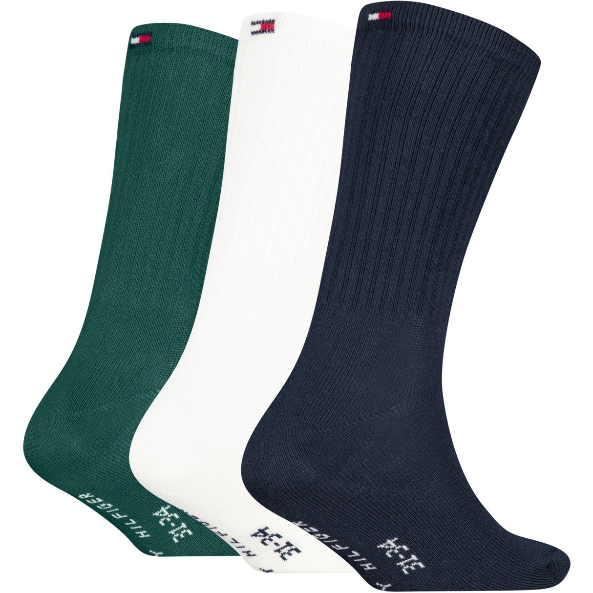 Tommy Hilfiger Navy Kids Strumpor 3-Pack Ny Sport
