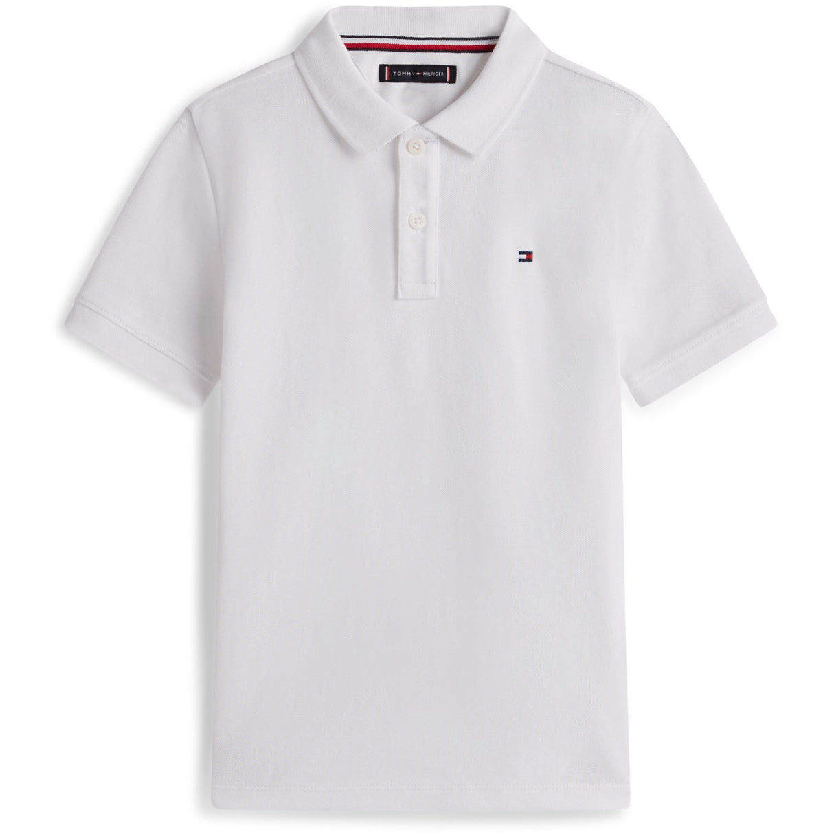 Tommy Hilfiger White Flag Pikétröja Ss