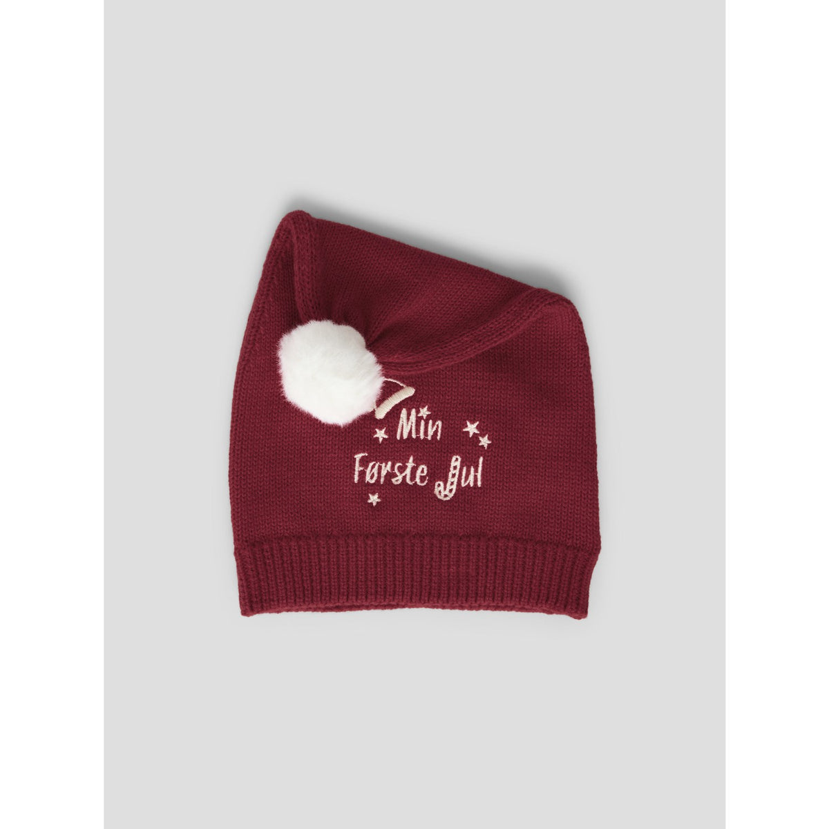 Name It Red Dahlia Hat Nbnrixmasine Stickad Mössa