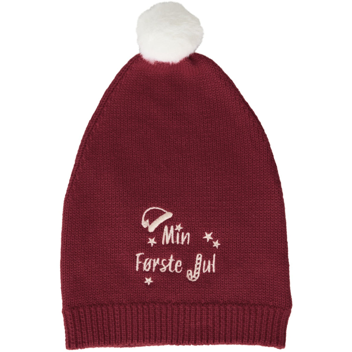 Name It Red Dahlia Hat Nbnrixmasine Stickad Mössa