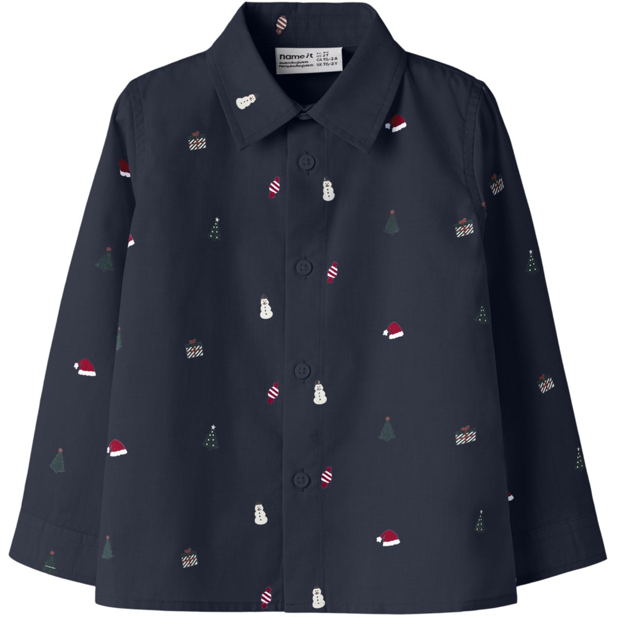 Name It Navy Blazer Nmmviggo Ls Skjorta