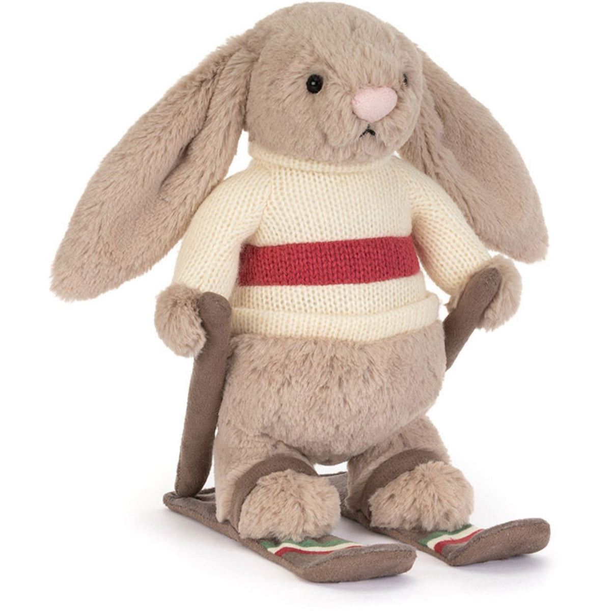 Jellycat Beige Bashful Bunny Gold Medal Ski Outfit