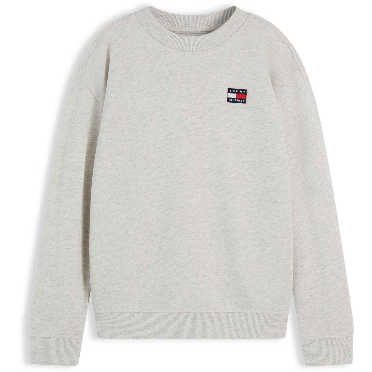 Tommy Hilfiger Heather Grey Flag Heritage Cn Sweatshirt