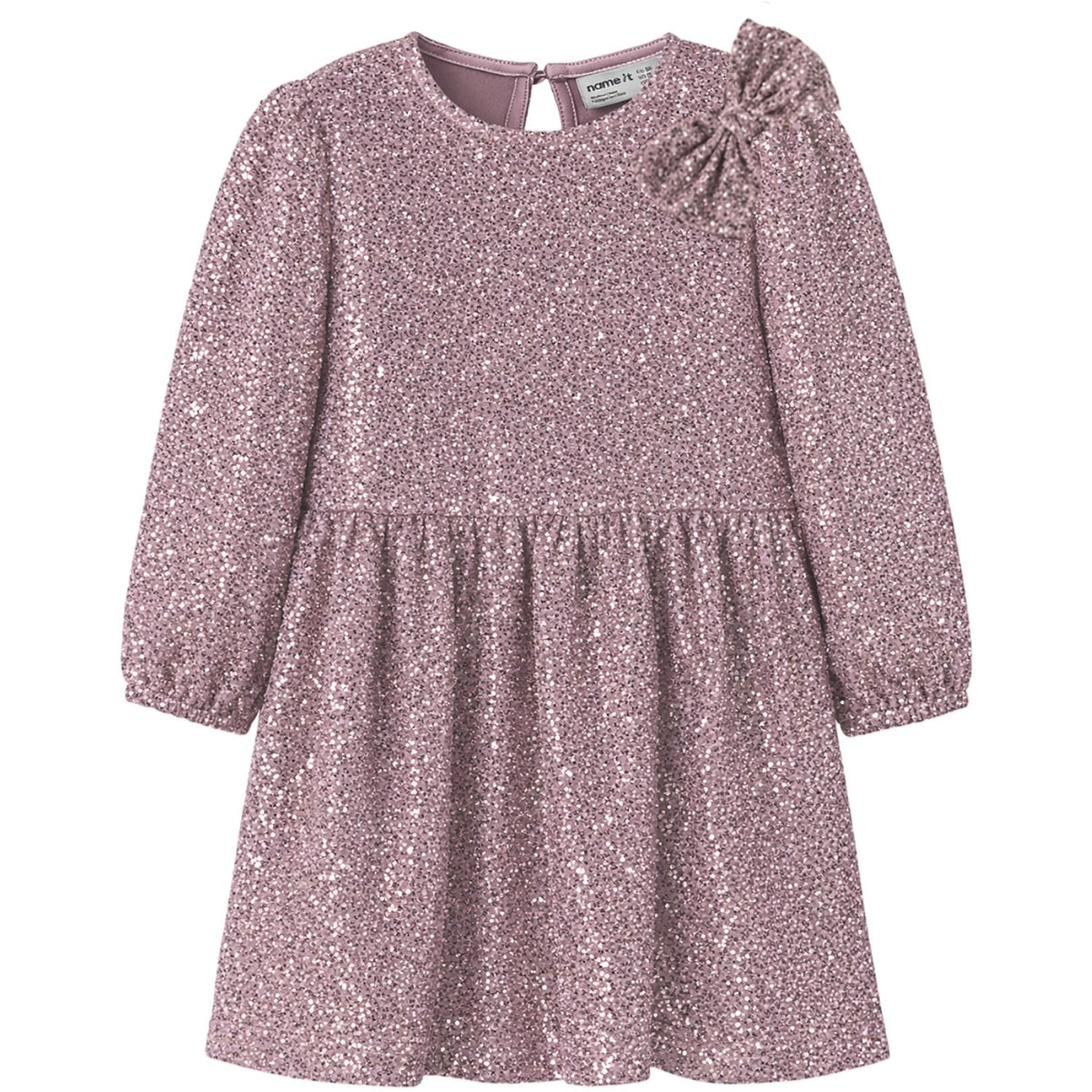 Name It Mauve Shadows Nmfditsia Ls Klänning