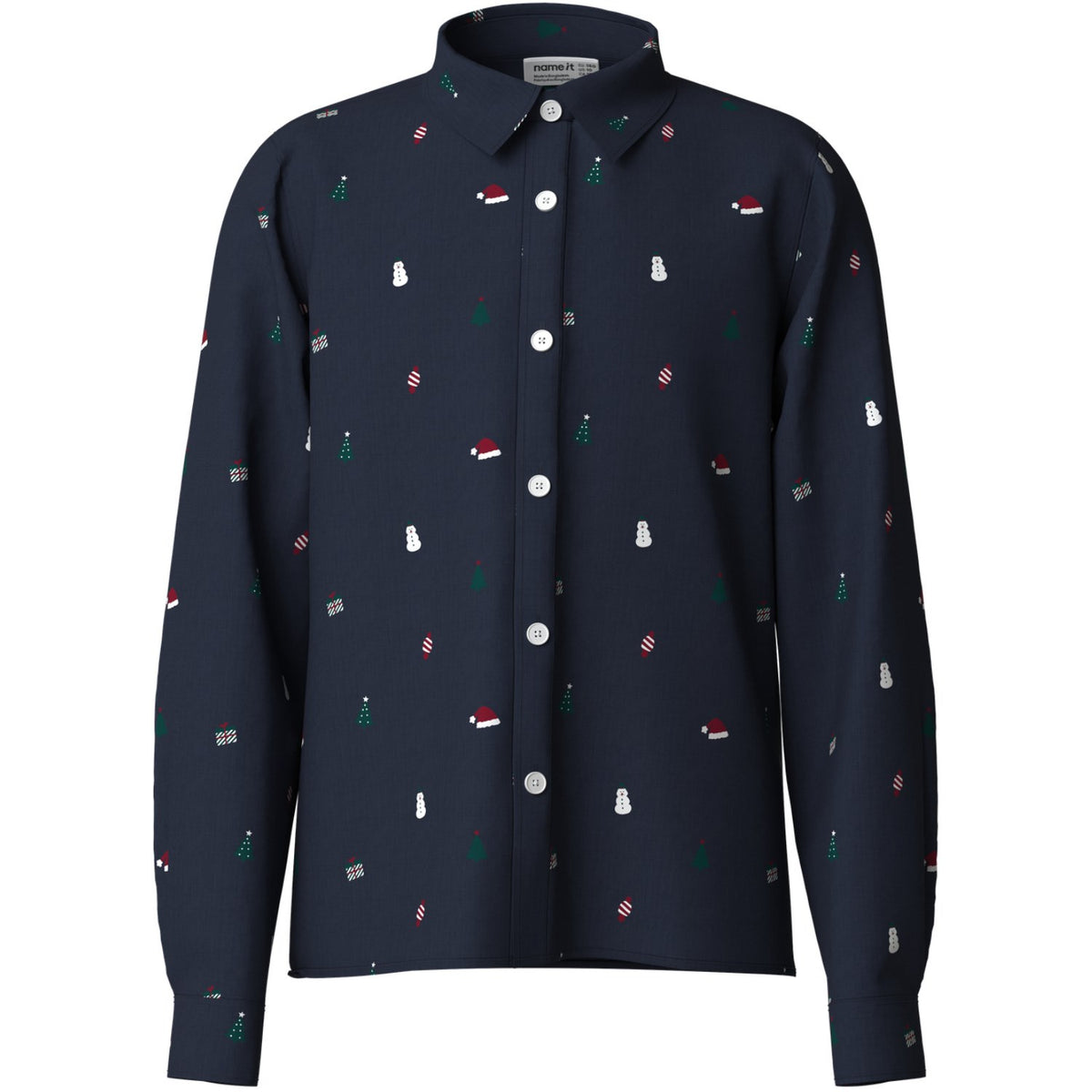 Name It Navy Blazer Nkmviggo Ls Skjorta