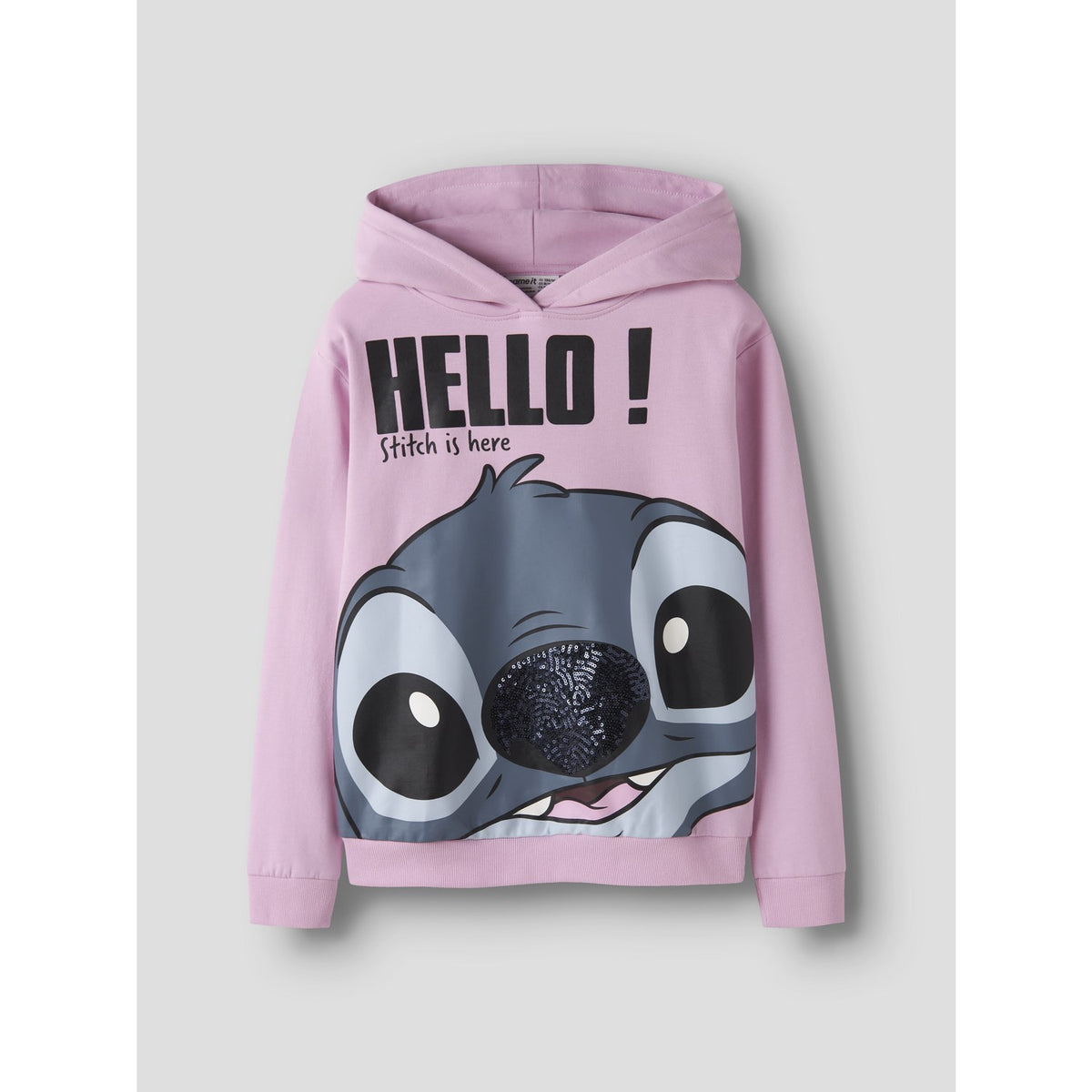 Name It Full Blooming Pink Nkfolbana Stitch Rlx Sweat Wh Bru Wdi