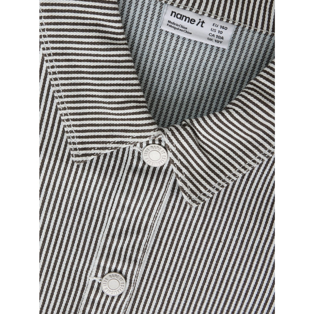 Name It White Delicioso Nkfnola Stripe Jacka 2299-Yf