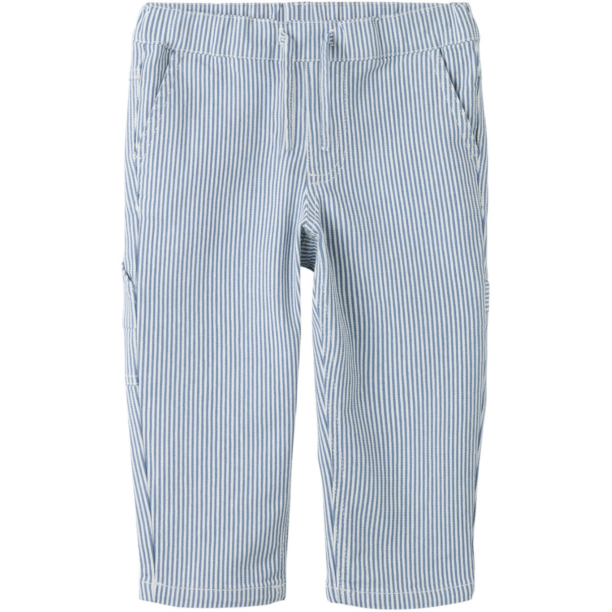 Name It White Moonlight Blue Nmmnola Tap Stripe Byxor Carp 2299-Yf
