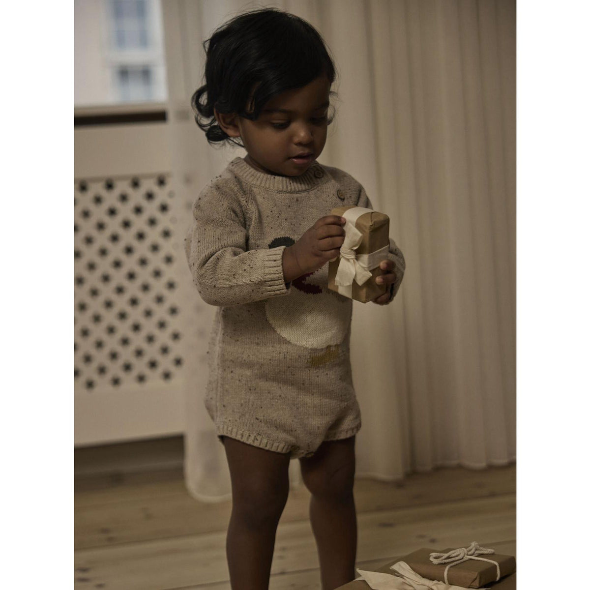 Lil'Atelier Oxford Tan Duck Nbngalto Ria Ls Stickad Body Lil