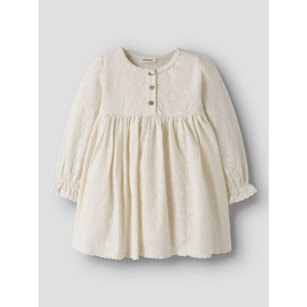 Lil'Atelier Turtledove Nmfrenna Ls Loose Klänning Lil