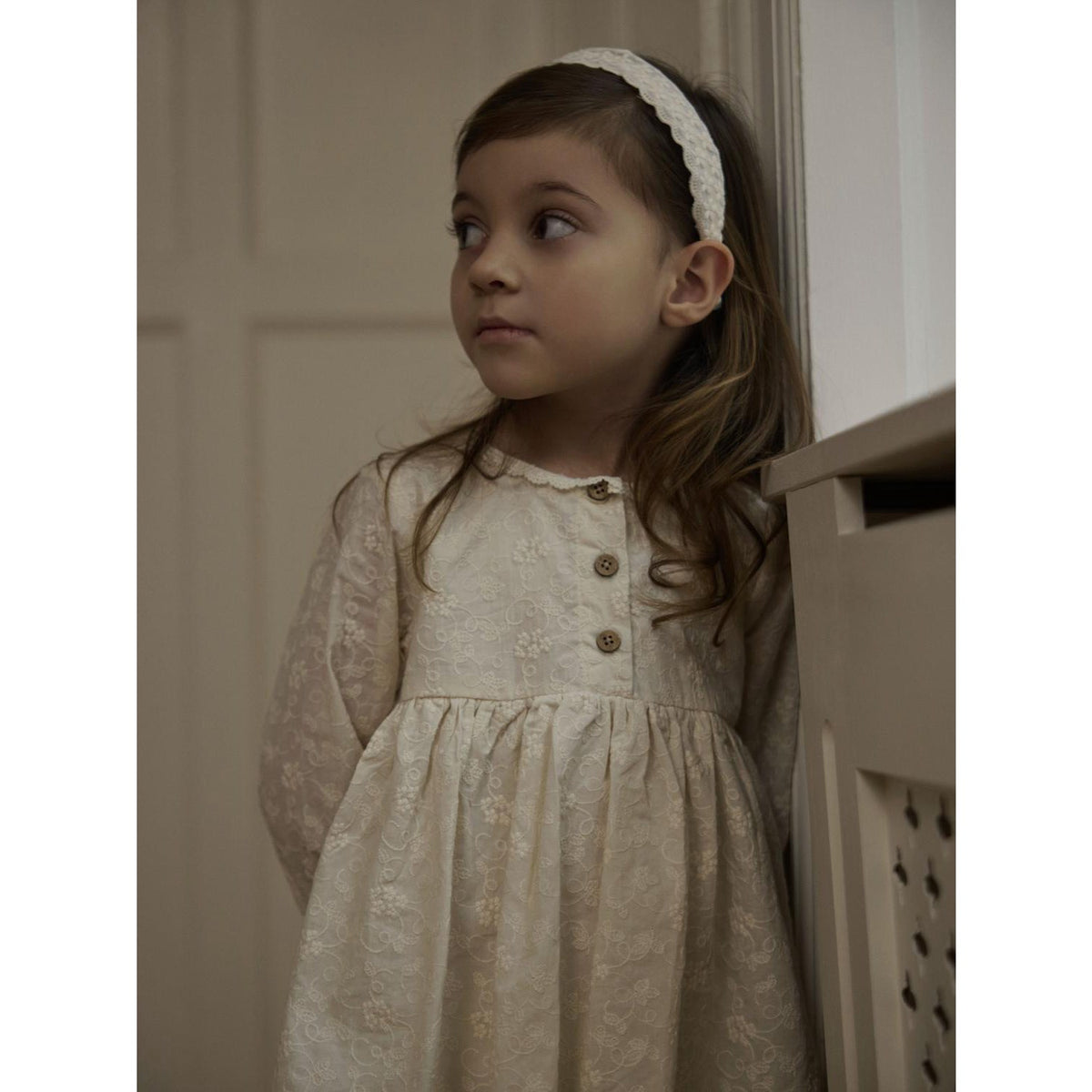 Lil'Atelier Turtledove Nmfrenna Ls Loose Klänning Lil