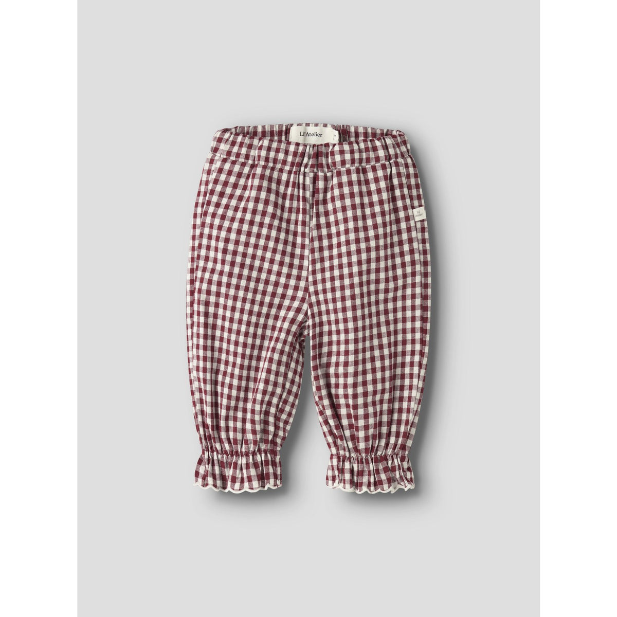 Lil'Atelier Biking Red Nbfroanne Loose Byxor Lil