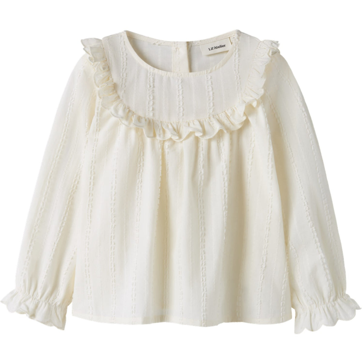 Lil'Atelier Turtledove Nmfrosea Ls Loose Skjorta Lil