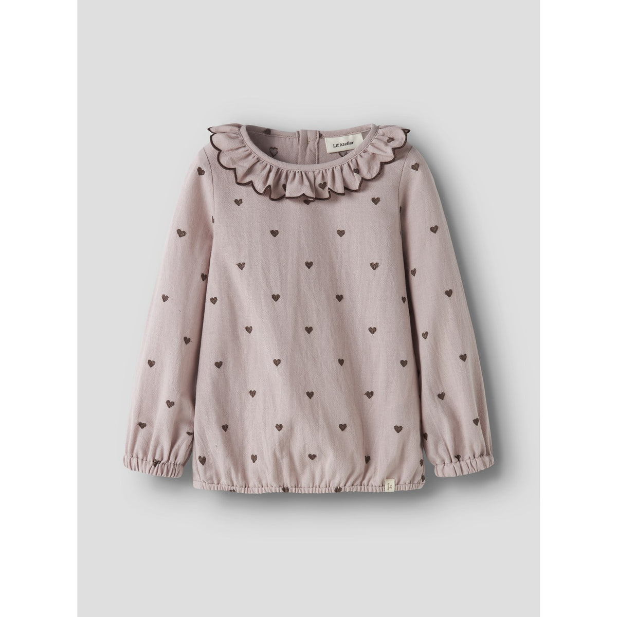 Lil'Atelier Bark Nmfseanne Ls Loose Skjorta Lil