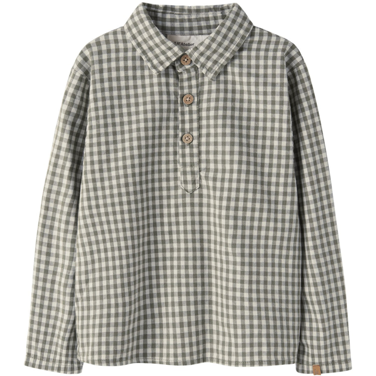 Lil'Atelier Mulled Basil Nmmroanne Ls Loose Skjorta Lil