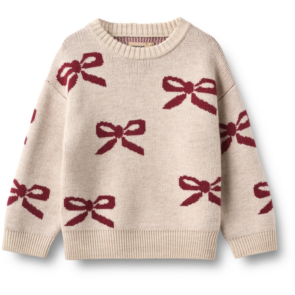 Wheat Eggshell Jacquard Pullover Rosett