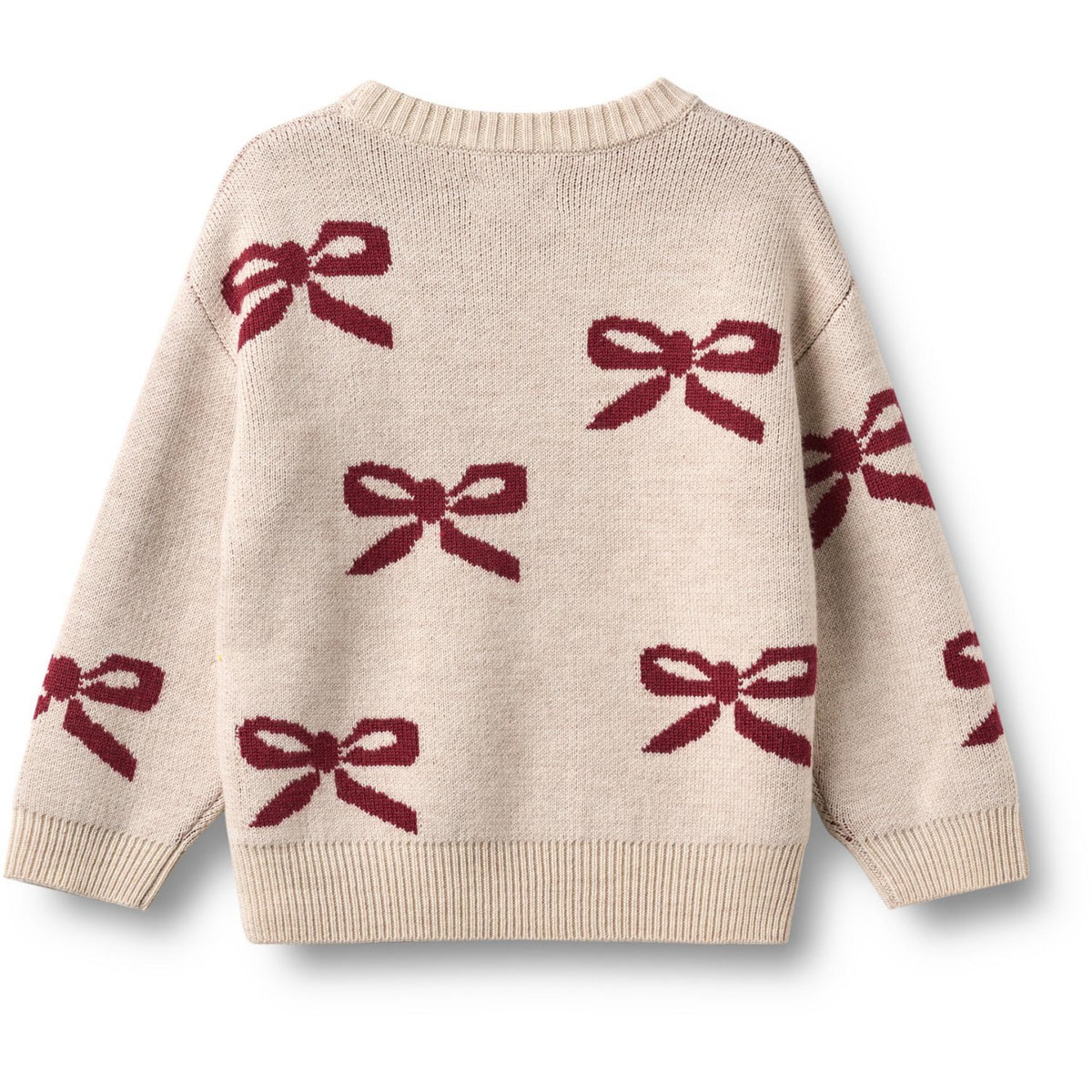 Wheat Eggshell Jacquard Pullover Rosett