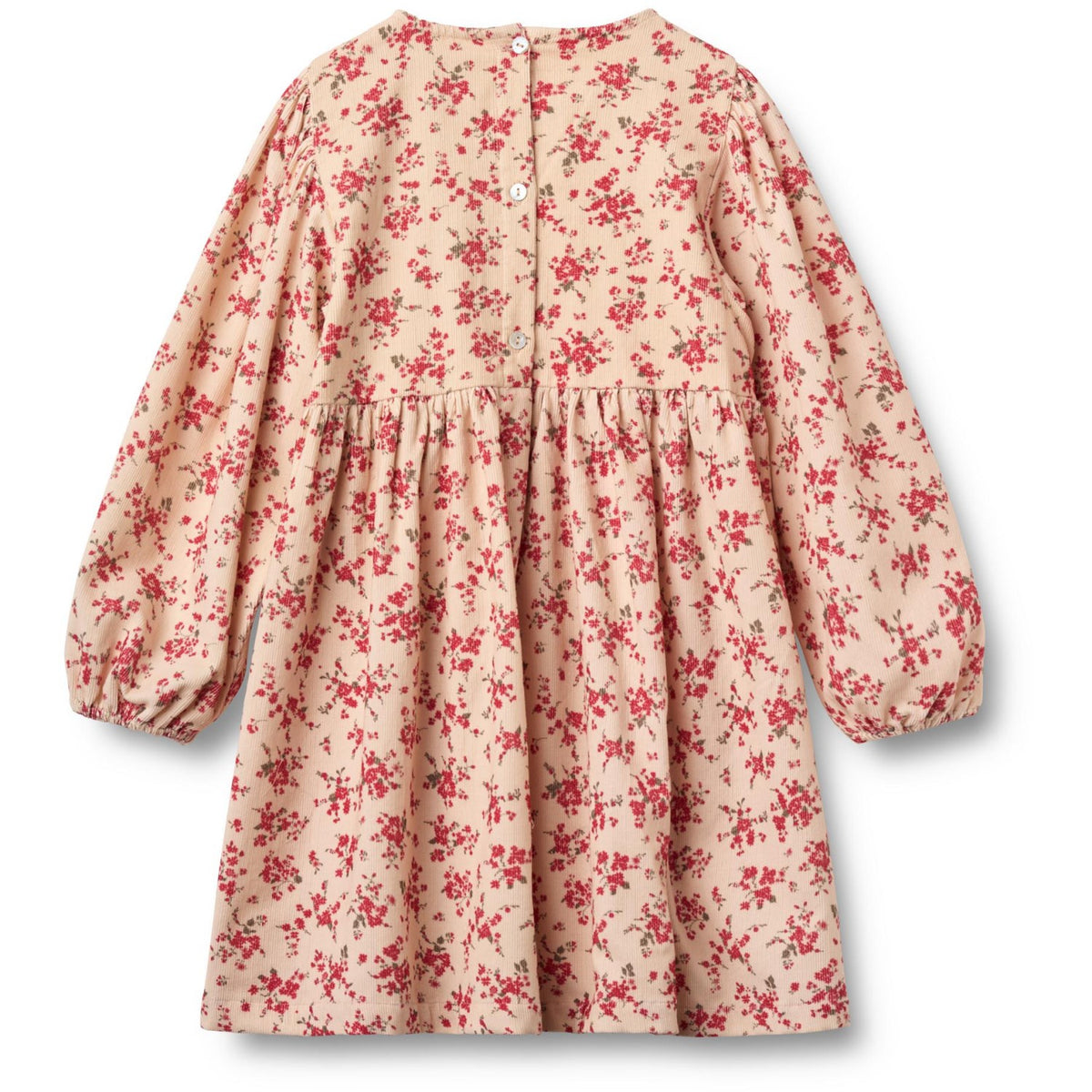 Wheat Almond Peach Flowers Klänning L/S Sylvia
