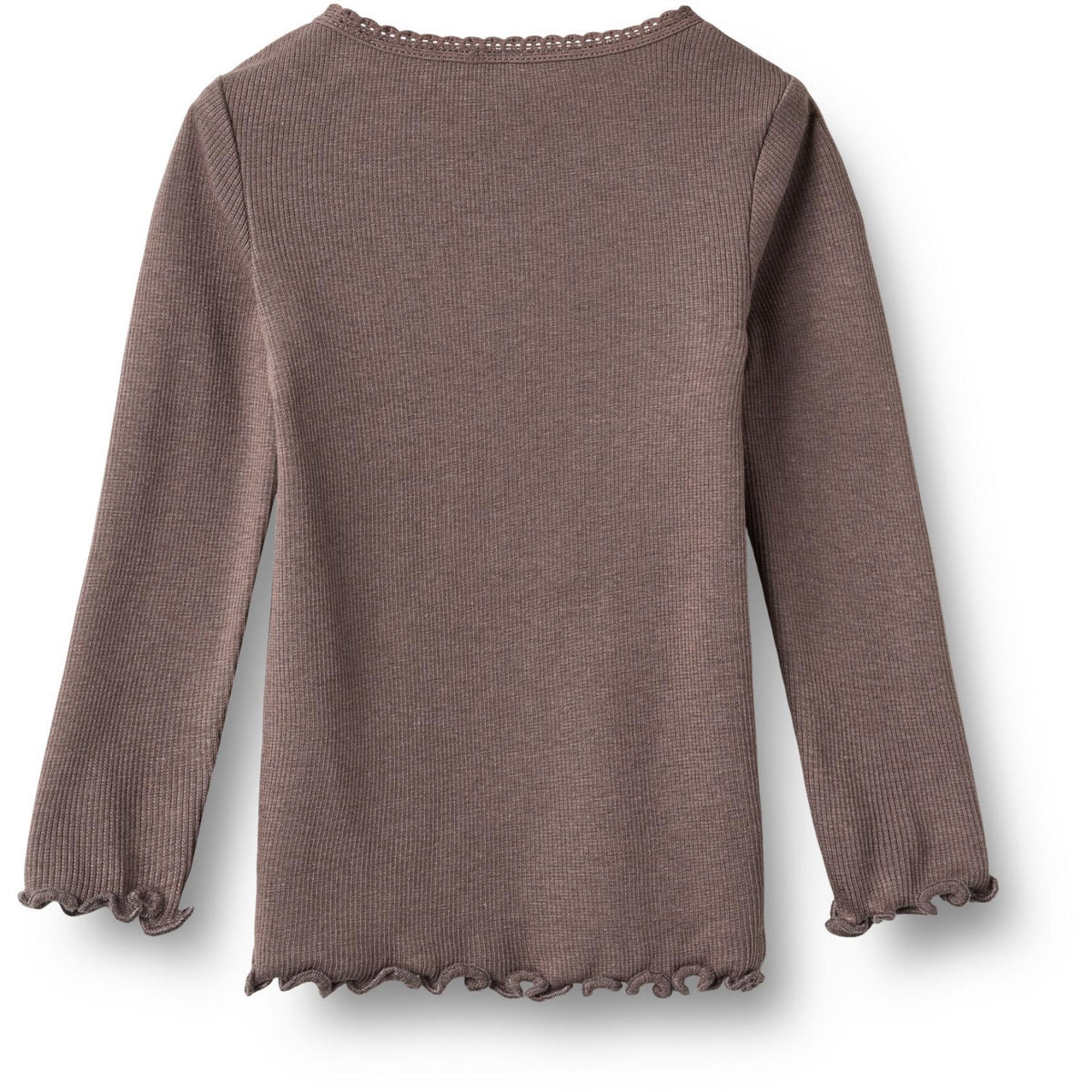 Wheat Plum Truffle Rib Blus Reese