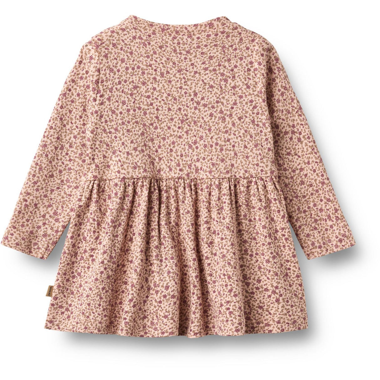 Wheat Dime Rose Small Flowers Jersey Klänning L/S Sessa