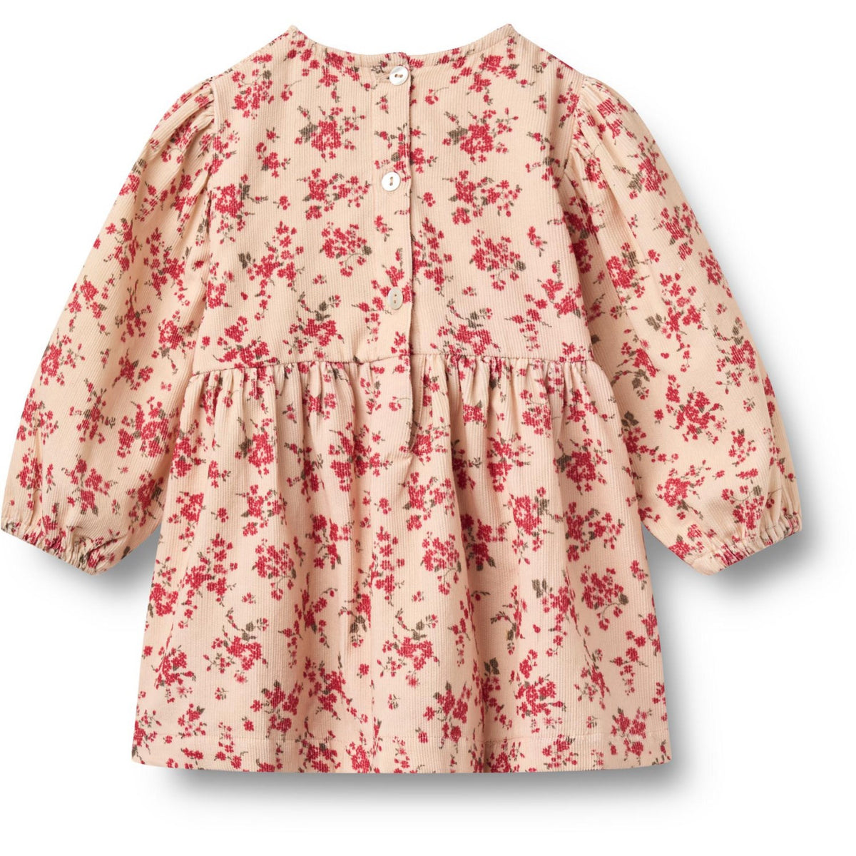 Wheat Almond Peach Flowers Klänning L/S Sylvia