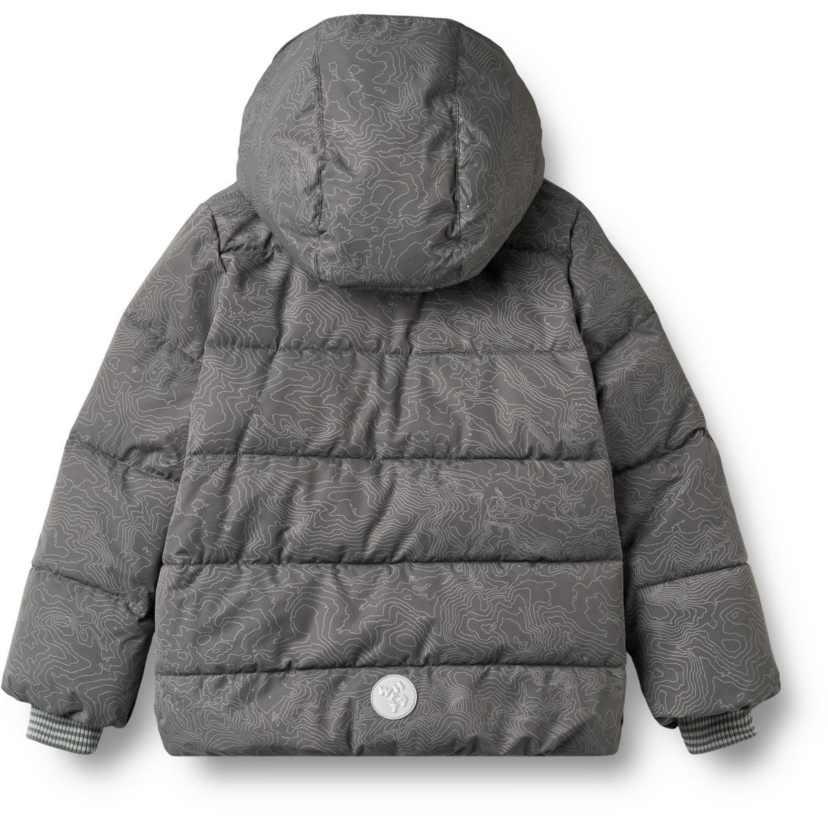 Wheat Dark Reflective Map Puffer Jacka Gael