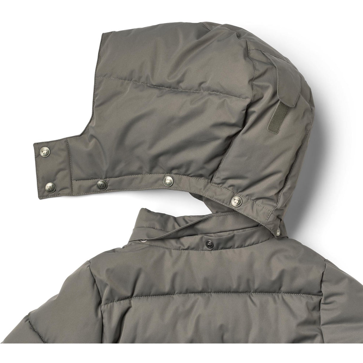 Wheat Grey Metal Puffer Jacka Gael