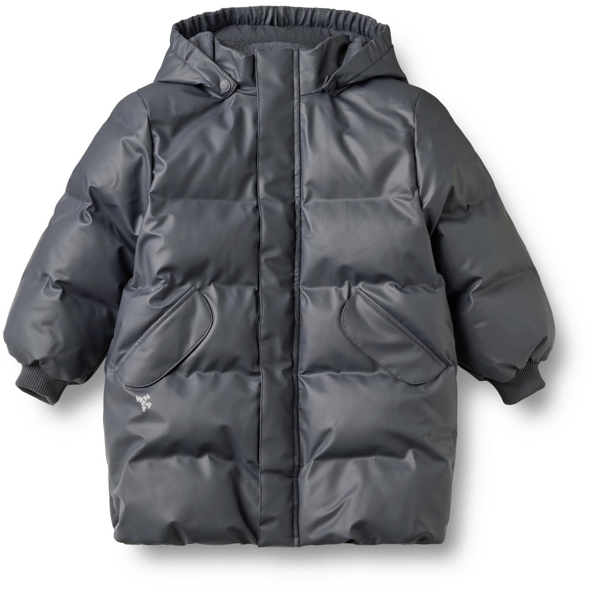 Wheat Greyblue Pu Puffer Jacka Coast