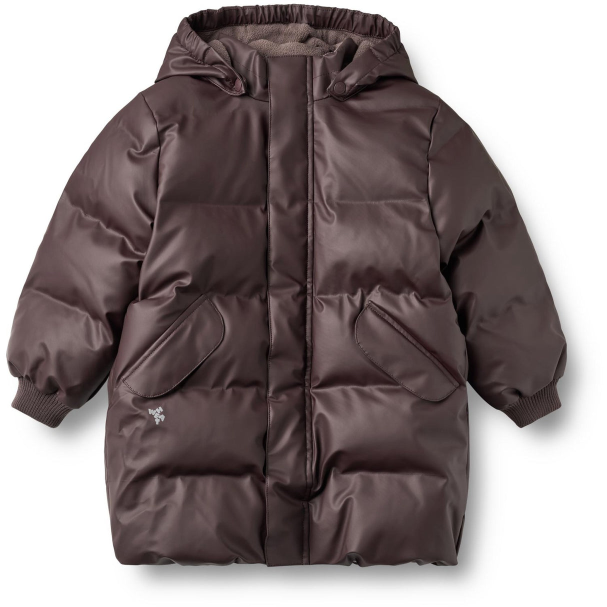 Wheat Chocolate Plum Pu Puffer Jacka Coast