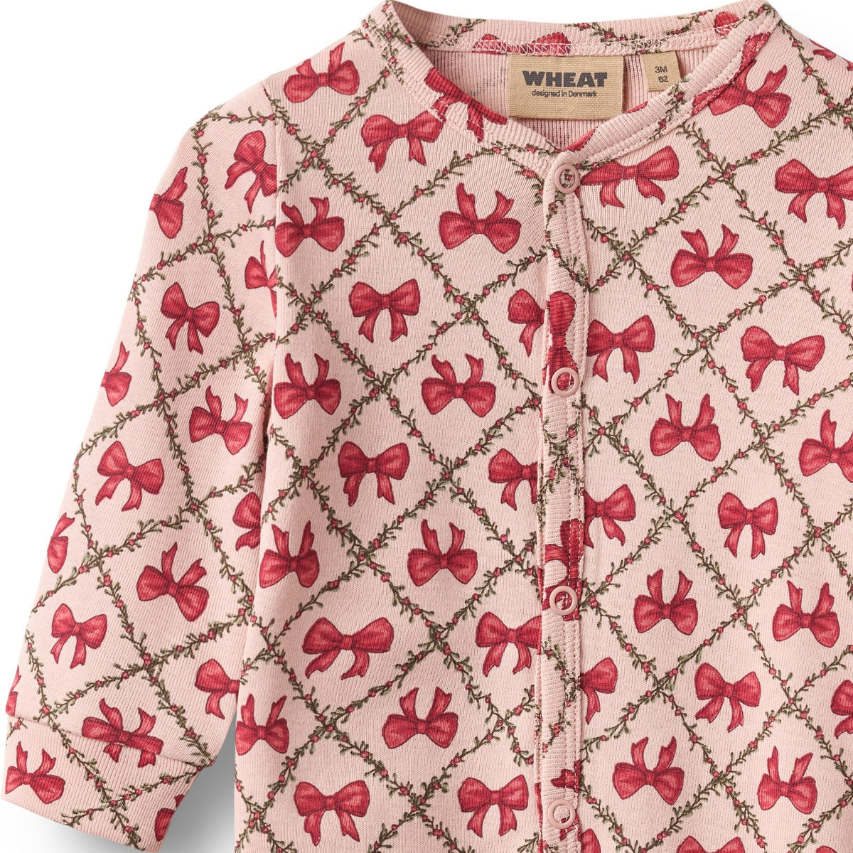 Wheat Dim Rose Bows Byxdress Nikola