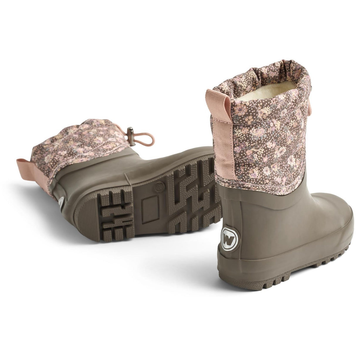 Wheat Dry Wood Snow Flowers Thermo Snowboot Drizzle