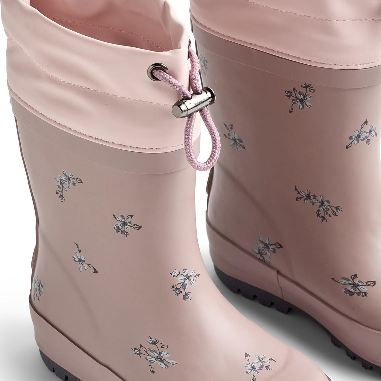 Wheat Dry Rose Flowers Rubber Stövlar Thermo