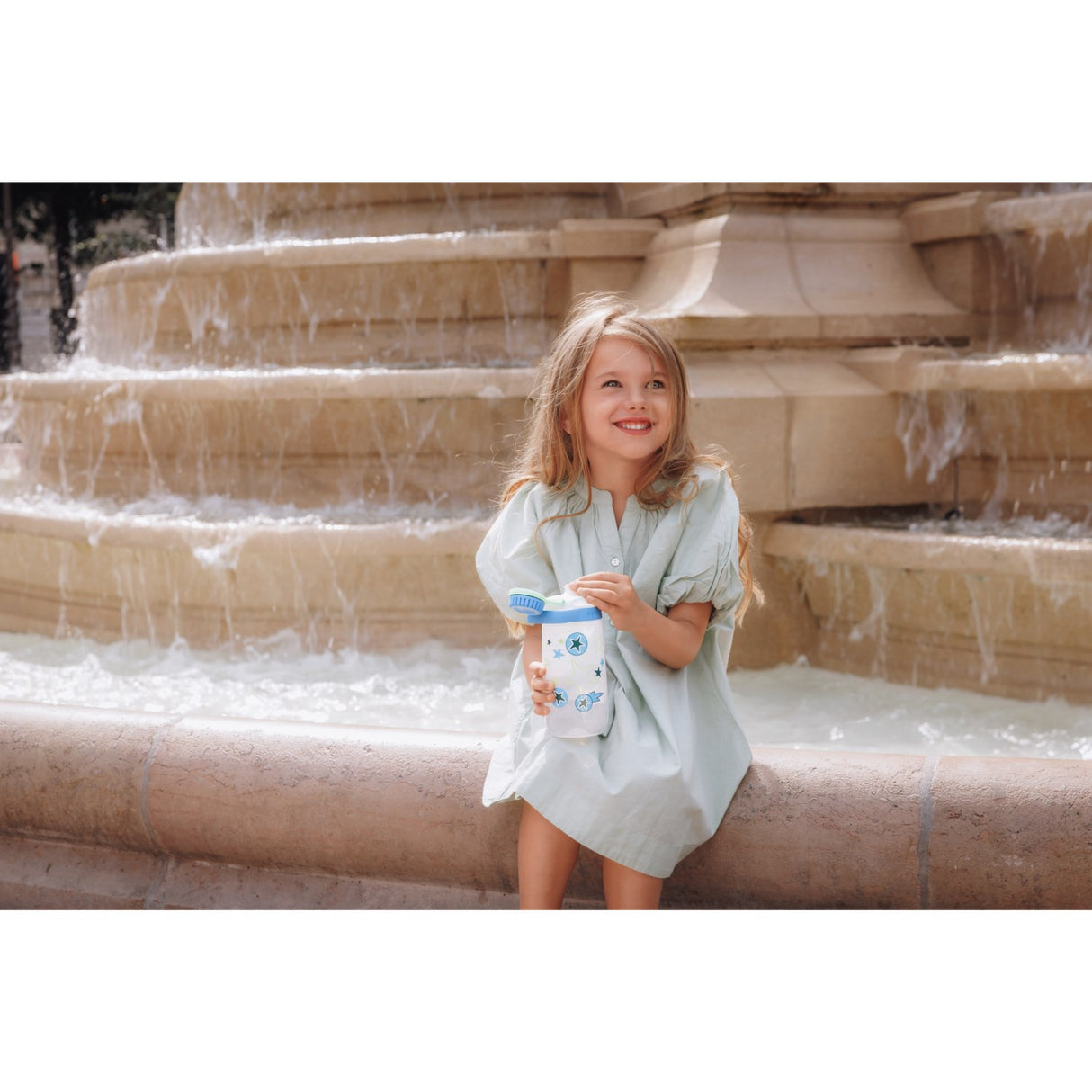 Sistema Space Kitty – White Kids Design Easy Flow Chug 500ml