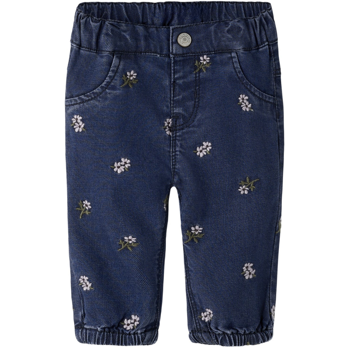 Name It Dark Blue Denim Embroided Nbfrose Mamma R Emb Jeans 5321-Yb H