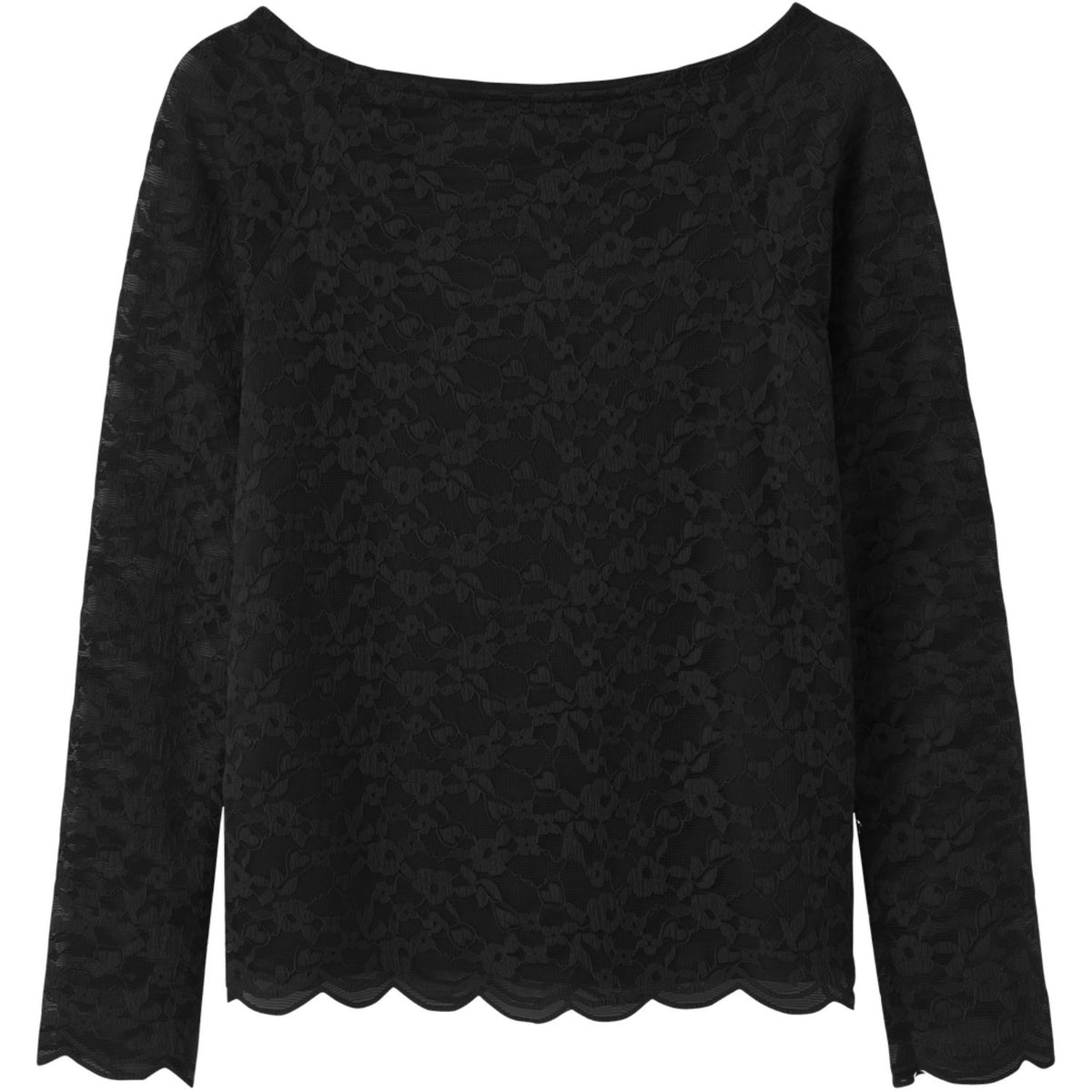 Name It Black Nkfradia Ls Slim Sh Topp