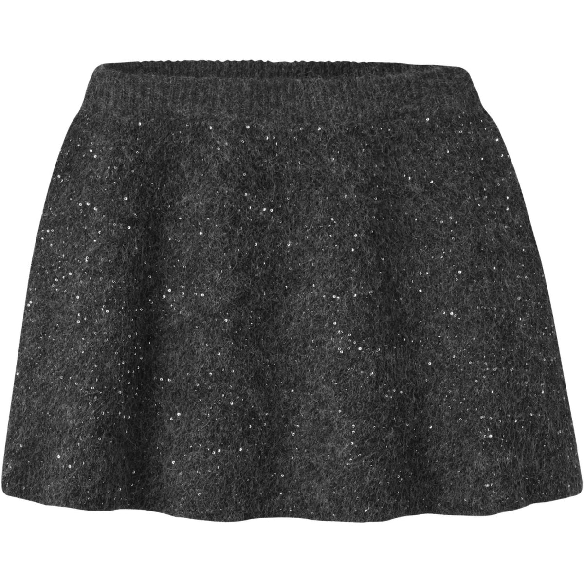 Name It Black Nkfriaglitter Stickad Kjol